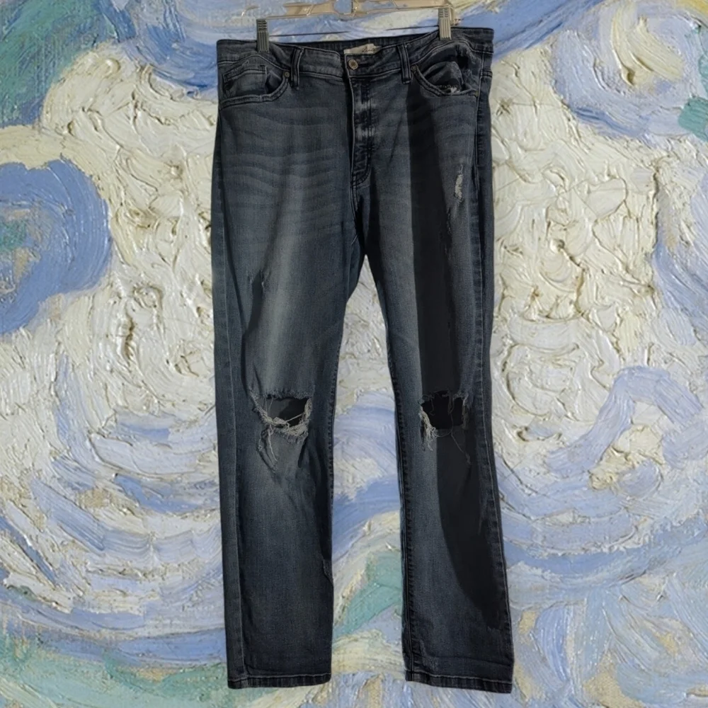 EUC KanCan Distressed Jeans Size 15/31 - Picture 3 of 11